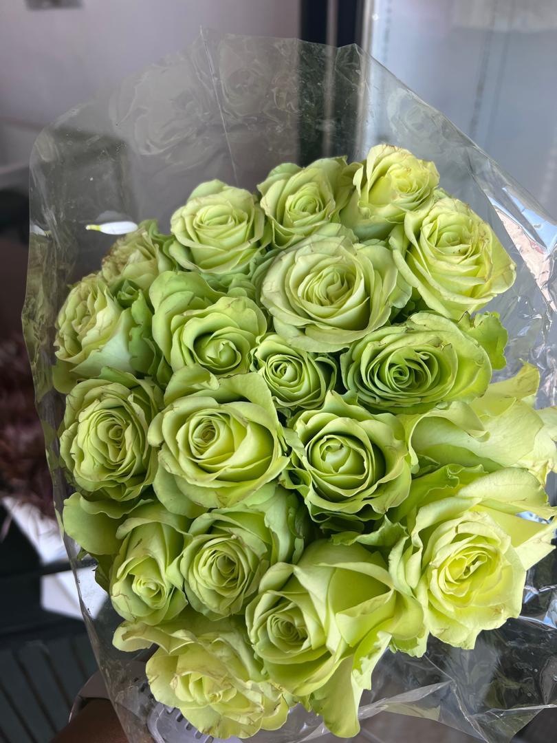 Green Tea Rose Bouquet